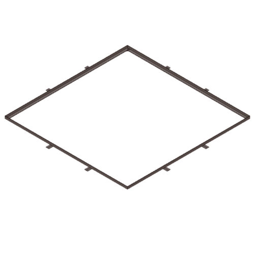 cadre acier pour grille carrée