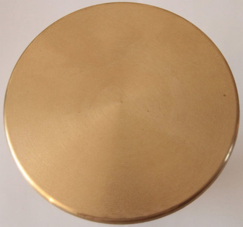 Clou de voirie bronze brossé Ø150mm